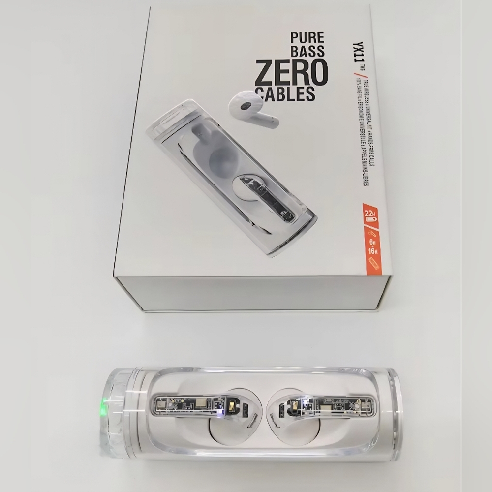Pure Bass Zero Cables YX11 Wireless Universal Fit Earbuds
